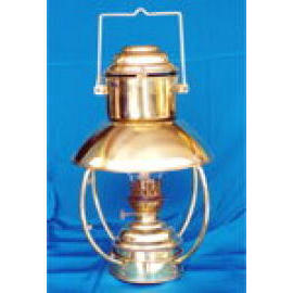 ship`s clock & barometer, ship`s bell, lamp, diving helmet, nutical item, key ho